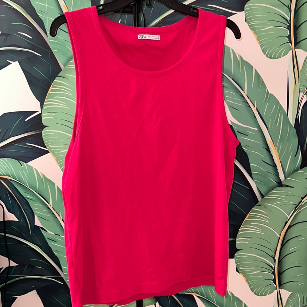 Zara pink tank